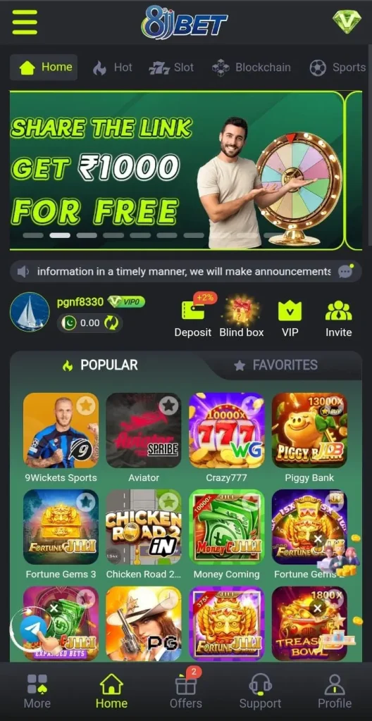 8JJBet Game